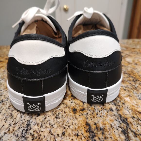 Salt & Seas Black & White Sneakers Size 11.5 Model SALTY-M main image 8